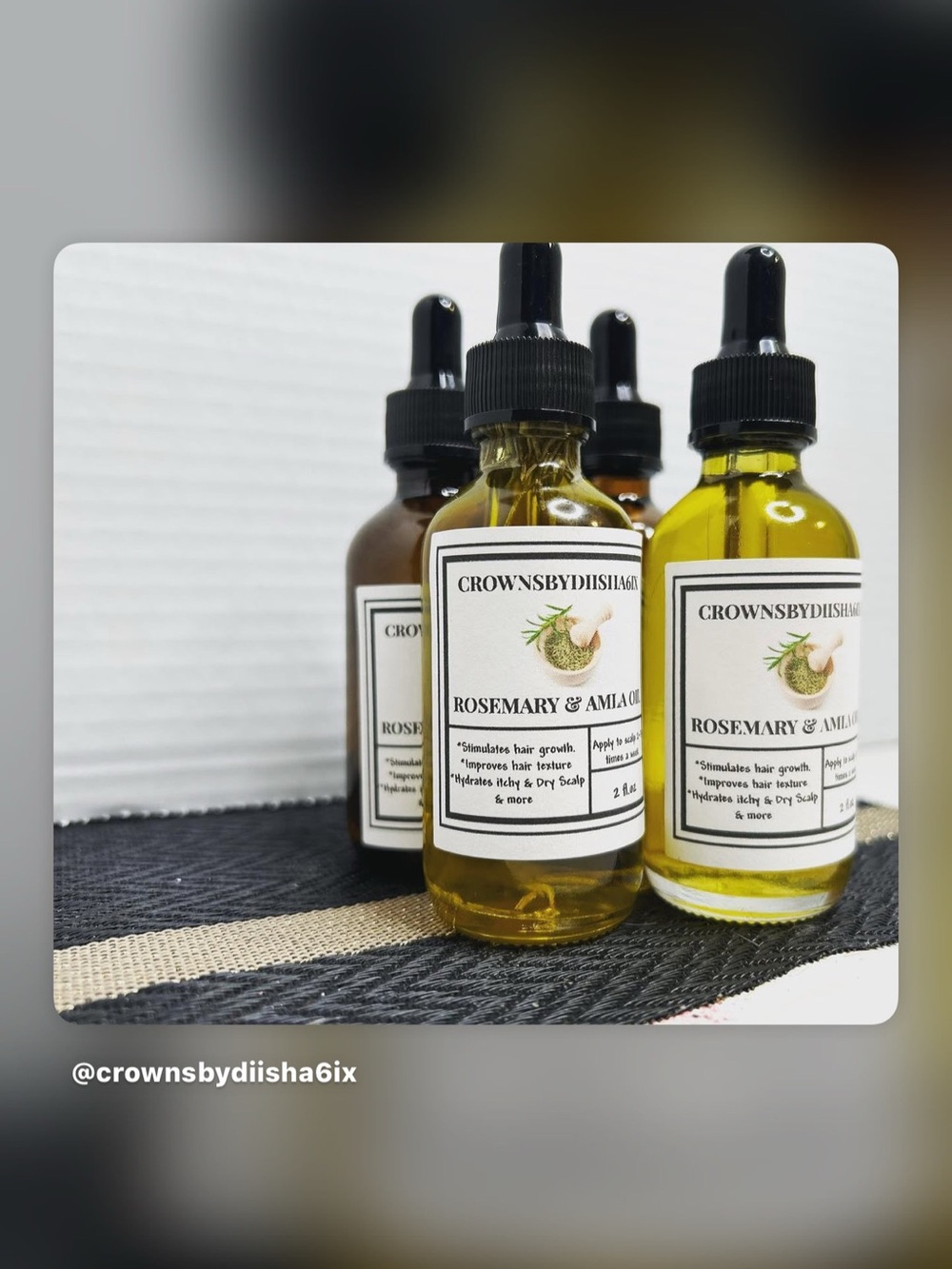 Rosemary & Amla Oil - Yellow Bottle